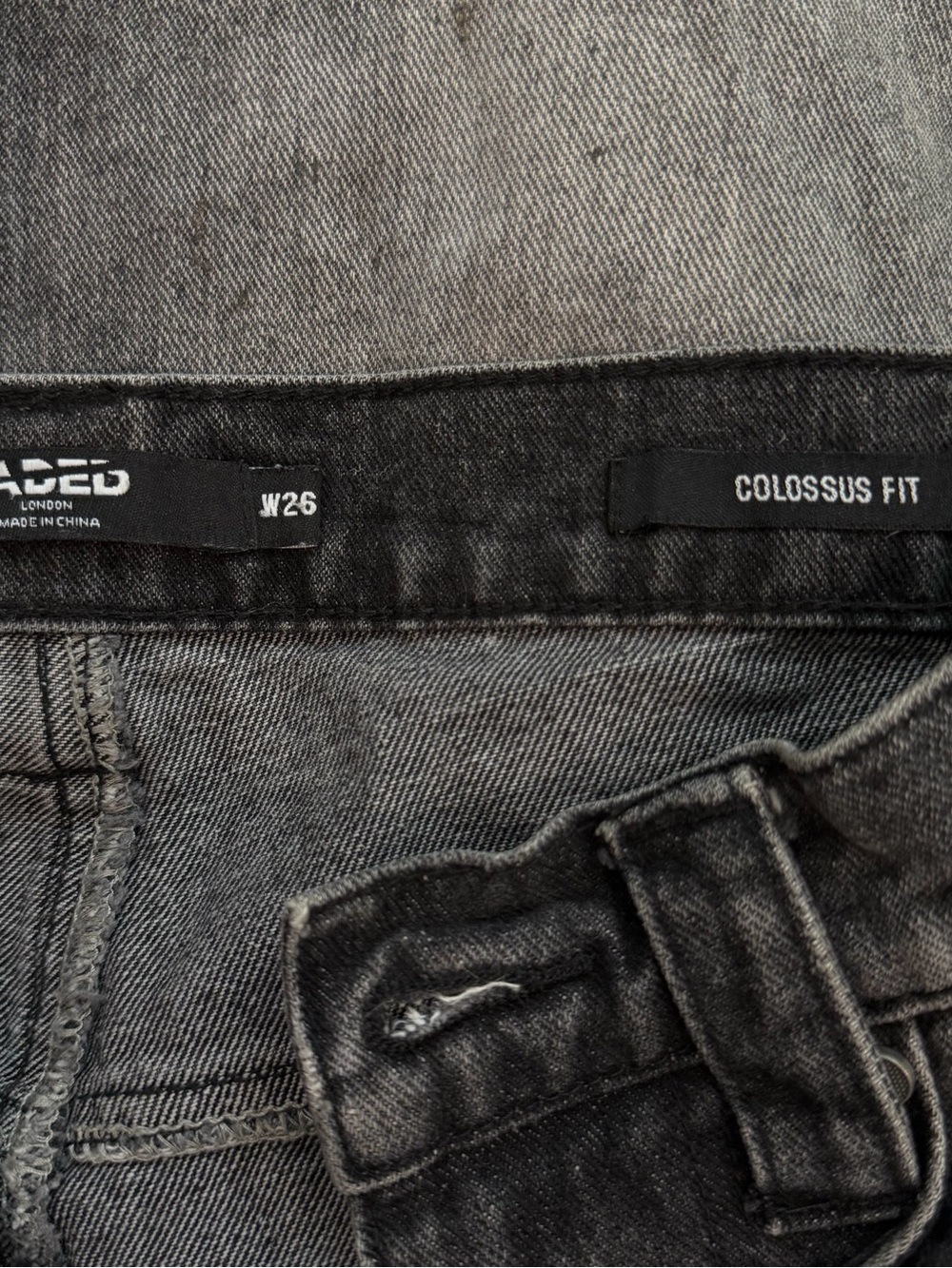 Jaded London Washed Black Colossus Baggy Jeans - Picture 6 of 6